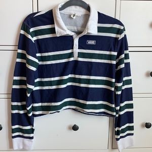 Vans Cropped Rugby Top